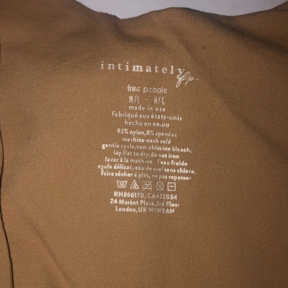 intimately Free People Tan Brami Bra - Picture 2 of 3